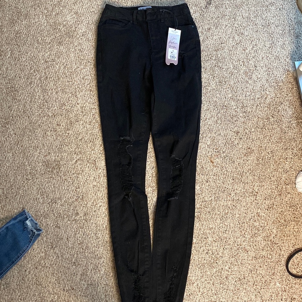 Urban planet black skinny jeans